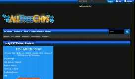 
							         Lucky 247 review - Allfreechips Casino Bonus Forum								  
							    