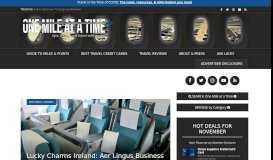 
							         Lucky Charms Ireland: Aer Lingus Business Class Boston to Dublin ...								  
							    