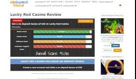 
							         Lucky Red Casino - No Deposit Bonuses								  
							    