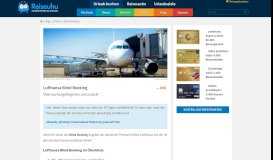 
							         Lufthansa Blind Booking - Überraschungsflüge für 69€ - Reiseuhu								  
							    