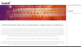 
							         Lumension Security | Ivanti								  
							    