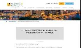 
							         Lumico Announces Arkansas Release: See Rates Here! - Neishloss ...								  
							    