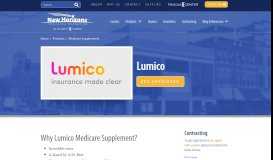 
							         Lumico Medicare Supplement | New Horizons Insurance Marketing, Inc.								  
							    