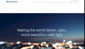 
							         Lumileds LED Lighting | LUXEON LEDs | LED Lighting Solutions								  
							    