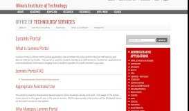 
							         Luminis Portal | Administrative Applications | Office of Technology ...								  
							    