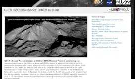 
							         Lunar Reconnaissance Orbiter Mission | USGS Astrogeology Science ...								  
							    