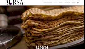 
							         Lunch – Bursa Mediterranean Cuisine								  
							    