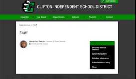 
							         Lunch Money Now – Food Services – Clifton Independent School District								  
							    