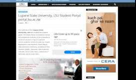 
							         Lupane State University, LSU Student Portal: portal.lsu.ac.zw - Explore ...								  
							    