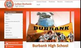 
							         Luther Burbank High School - Saisd								  
							    