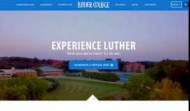 
							         Luther College | A private liberal arts college in Decorah, Iowa								  
							    