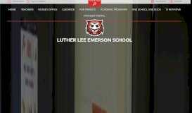 
							         Luther Lee Emerson School / Homepage - Demarest								  
							    
