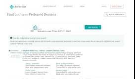 
							         Lutheran Preferred Dentists | Doctor.com								  
							    