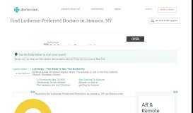 
							         Lutheran Preferred Doctors in Jamaica, NY | Doctor.com								  
							    