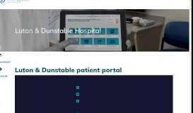 
							         Luton & Dunstable Hospital | Patients Know Best								  
							    