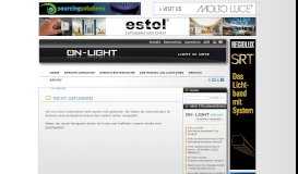 
							         Lutz Coelen verstärkt Geschäftsführung bei Occhio: ON-LIGHT · Licht ...								  
							    