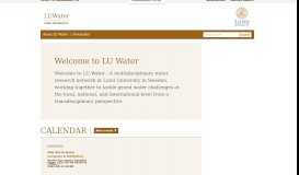 
							         LUWater: Water Portal								  
							    