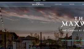 
							         Luxury Apartments in Frisco TX | The Maxwell | Home								  
							    
