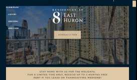 
							         Luxury Apartments in River North | Residences at 8 East Huron								  
							    