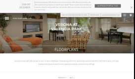 
							         Luxury Orlando Apartments | Verona at Valencia Park | Plans								  
							    