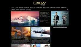
							         Luxury Topics luxury portal: Fashion, Style, Trends, Collection 2018.								  
							    