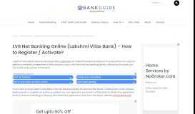 
							         LVB Net Banking Online (Lakshmi Vilas Bank) - How to ...								  
							    