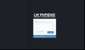 
							         LW Phoenix Admin Portal: Portal Login								  
							    