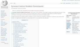 
							         Lyceum Central Student Government - Wikipedia								  
							    