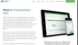 
							         Lydon Solutions Project Management Portal - Construction Viz								  
							    