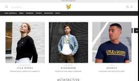 
							         Lyle & Scott | Winter Sale Up To 50% Off Selected Lines ...								  
							    