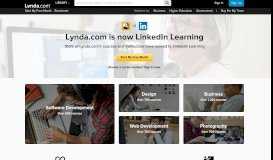 
							         Lynda: Online Courses, Classes, Training, Tutorials								  
							    
