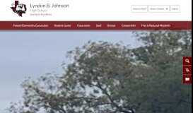 
							         Lyndon B. Johnson High School / Homepage - Johnson City ISD								  
							    