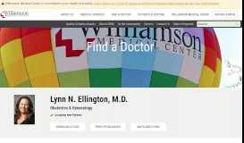 
							         Lynn N. Ellington - Williamson Medical Center								  
							    