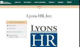 
							         Lyons HR, Inc. | Downtown Gadsden								  
							    