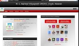 
							         M. C. Kejriwal Vidyapeeth (MCKV), Liluah, Howrah - ResPaper								  
							    