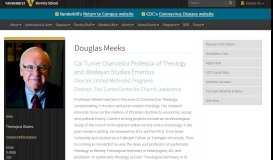 
							         M. Douglas Meeks - Bio | People | Divinity School | Vanderbilt University								  
							    