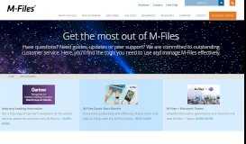 
							         M-Files Help and Resources for Customers | M-Files								  
							    