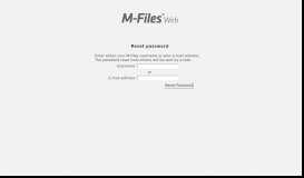 
							         M-Files Web								  
							    