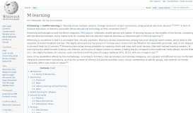 
							         M-learning - Wikipedia								  
							    