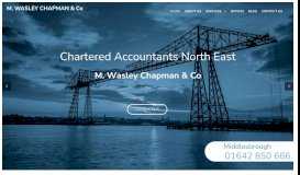 
							         M. Wasley Chapman & Co: #1 for Chartered Accountants Middlesbrough								  
							    