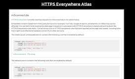 
							         m3connect.de - HTTPS Everywhere Atlas								  
							    