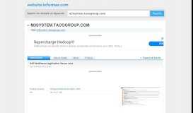 
							         m3system.tacogroup.com at WI. SAP NetWeaver Portal								  
							    