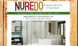 
							         MAAX Bath Inc. - Nuredo Magazine | New Homes, Remodeling, Living ...								  
							    