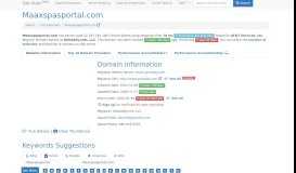 
							         Maaxspasportal.com is Online Now - Open-Web.Info								  
							    