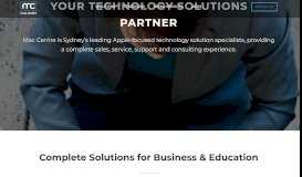 
							         Mac Centre – Your Technology Solutions Partner								  
							    