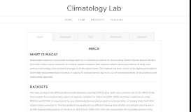 
							         MACA - Climatology Lab								  
							    