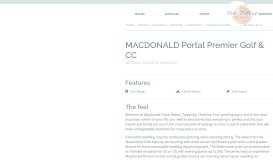 
							         MACDONALD Portal Premier Golf & CC, Tarporley wedding venues								  
							    