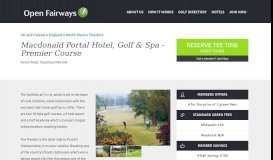
							         Macdonald Portal Premier | golf courses | Open Fairways								  
							    