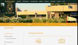 
							         MacKillop College College Quicklinks								  
							    