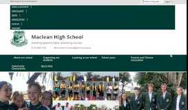 
							         Maclean High School: Home								  
							    